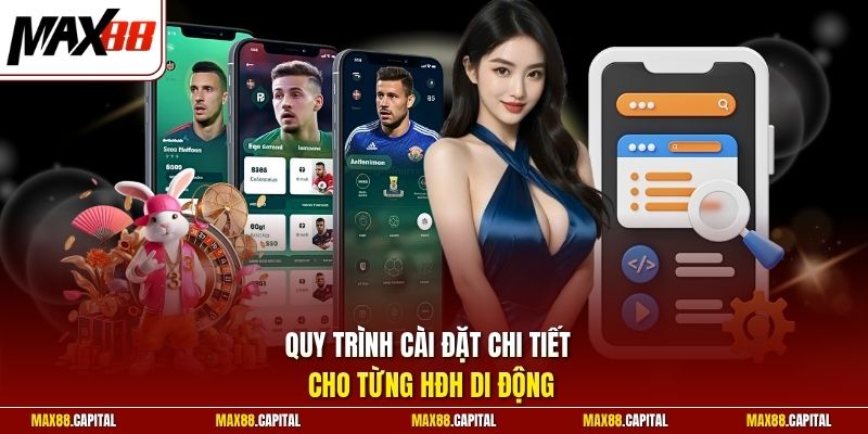 Quy trình cài đặt chi tiết cho từng HĐH di động